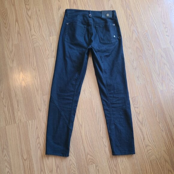 NEW NWOT! HIGH EVERYDAY COUTURE HIGH BLUE TAPERED RIGOUR STRETCH DENIM JEANS 6 - Picture 5 of 9
